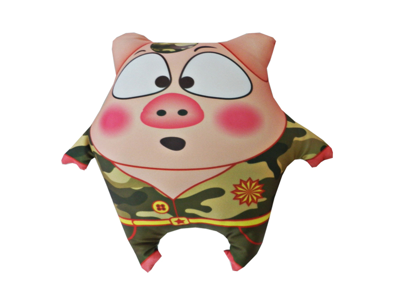 Игрушка антистресс Свинка в камуфляже
