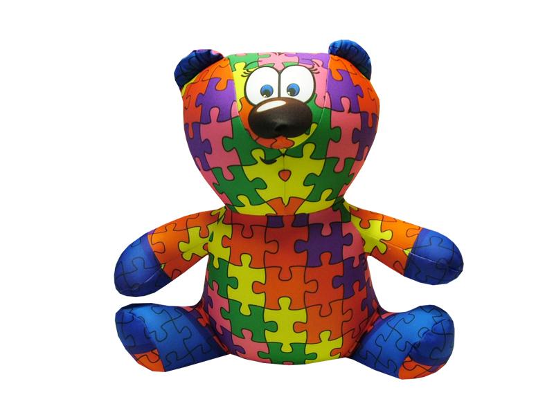 Игрушка антистресс Мишка Пазл
